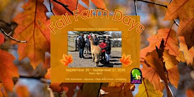 Fall Farm Days at Alpaca Meadows