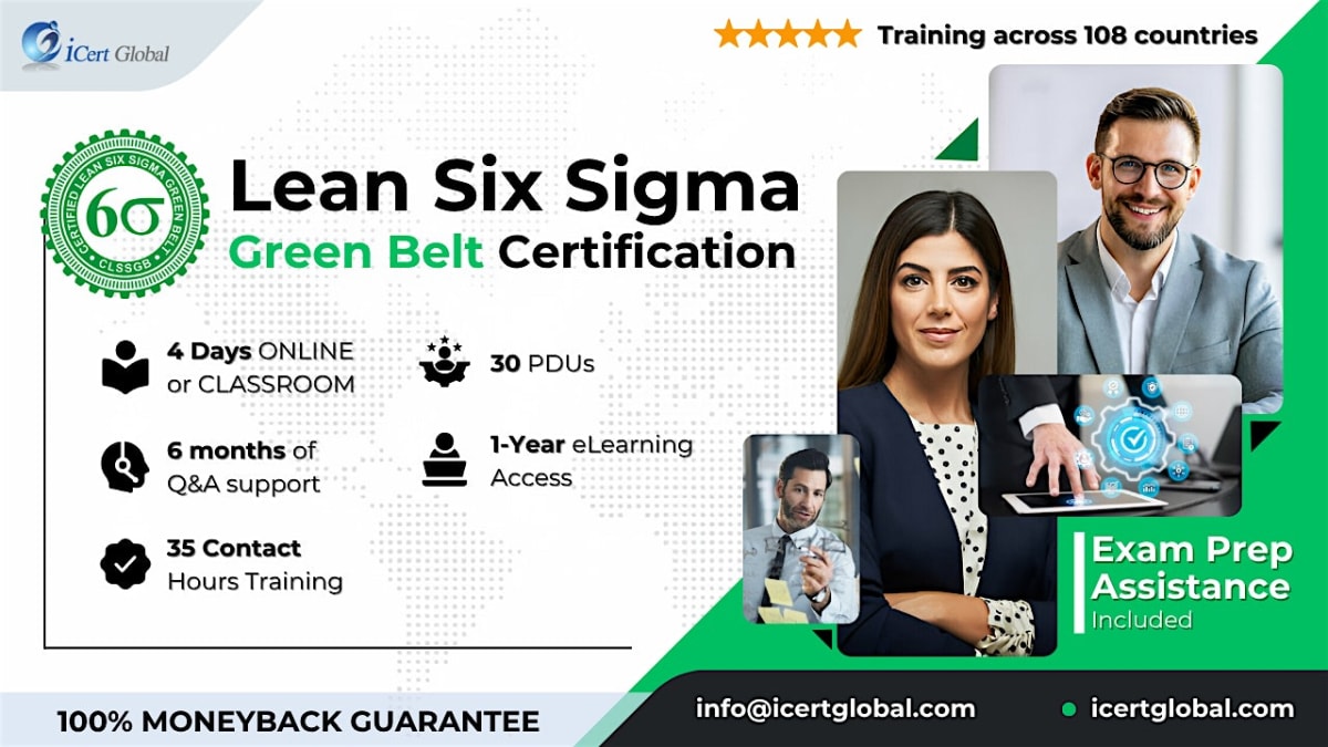 Lean Six Sigma Green Belt Certification Bootcamp in Pittsburgh, PA