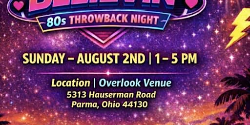 Don't Stop Believing Fundraiser 80s Night