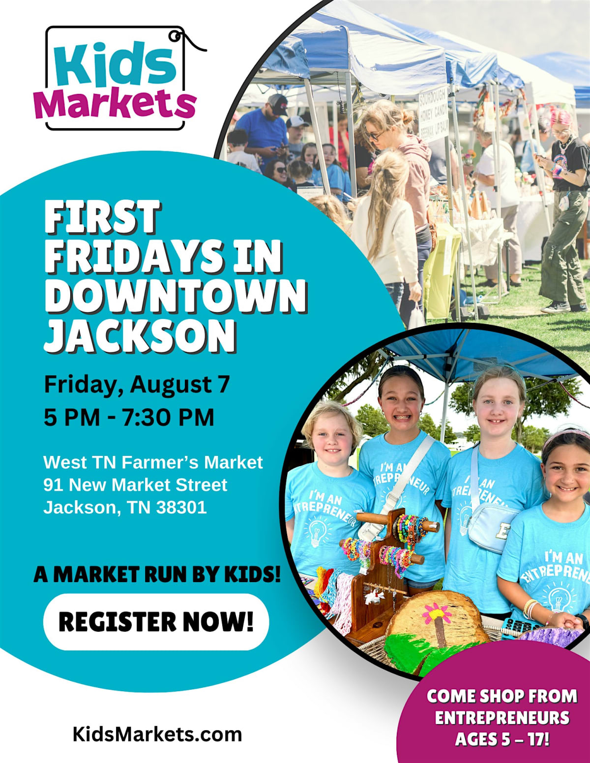 Kids Markets at First Fridays in Downtown Jackson