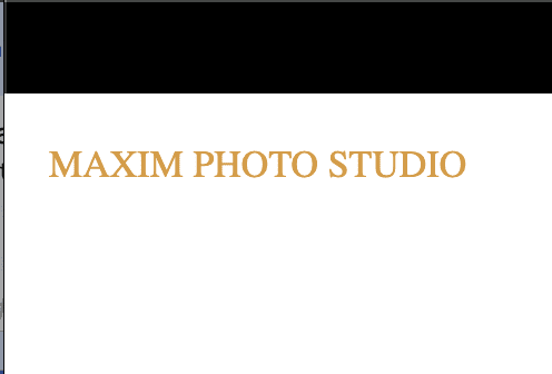 Maxim Photo Studio