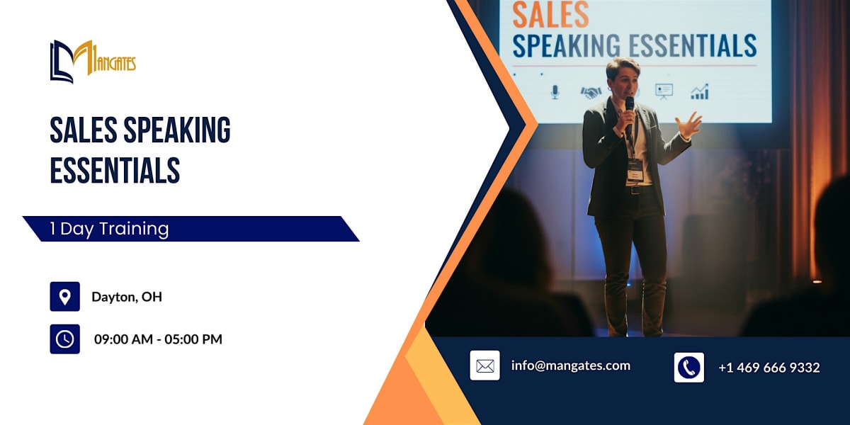 Sales Speaking Essentials: 1 Day Training in Dayton, OH