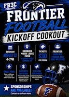 2026 Frontier Football Kickoff Cookout