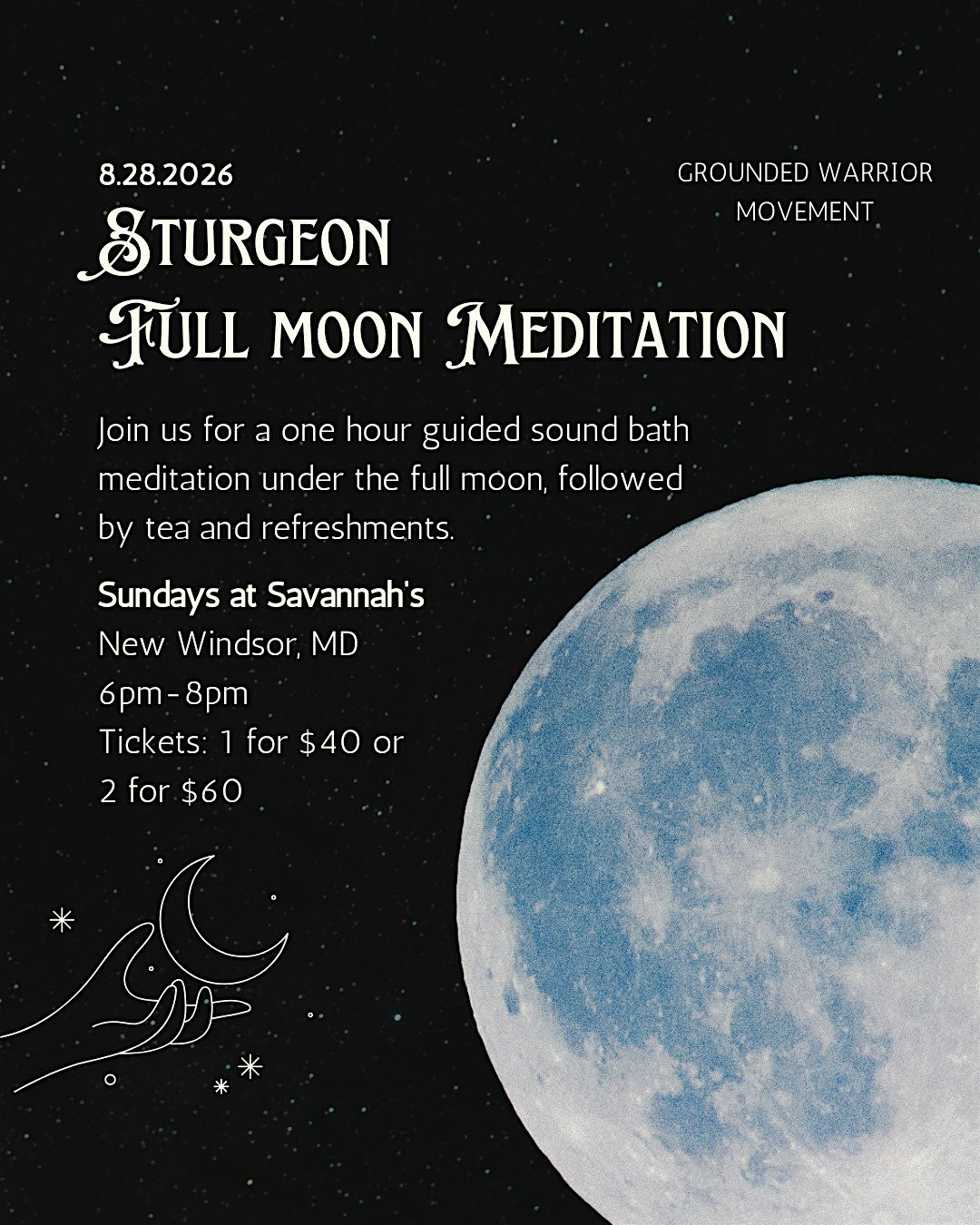 Grounded Warrior Full Moon Soundbath