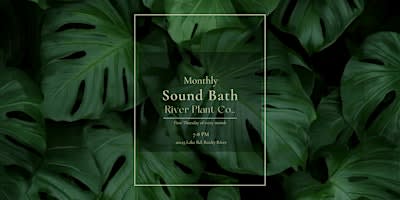 Monthly Sound Bath & Energy Alignment at River Plant Co