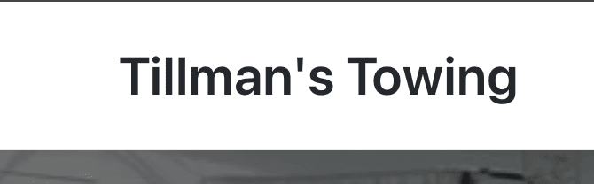 Tillman's Towing