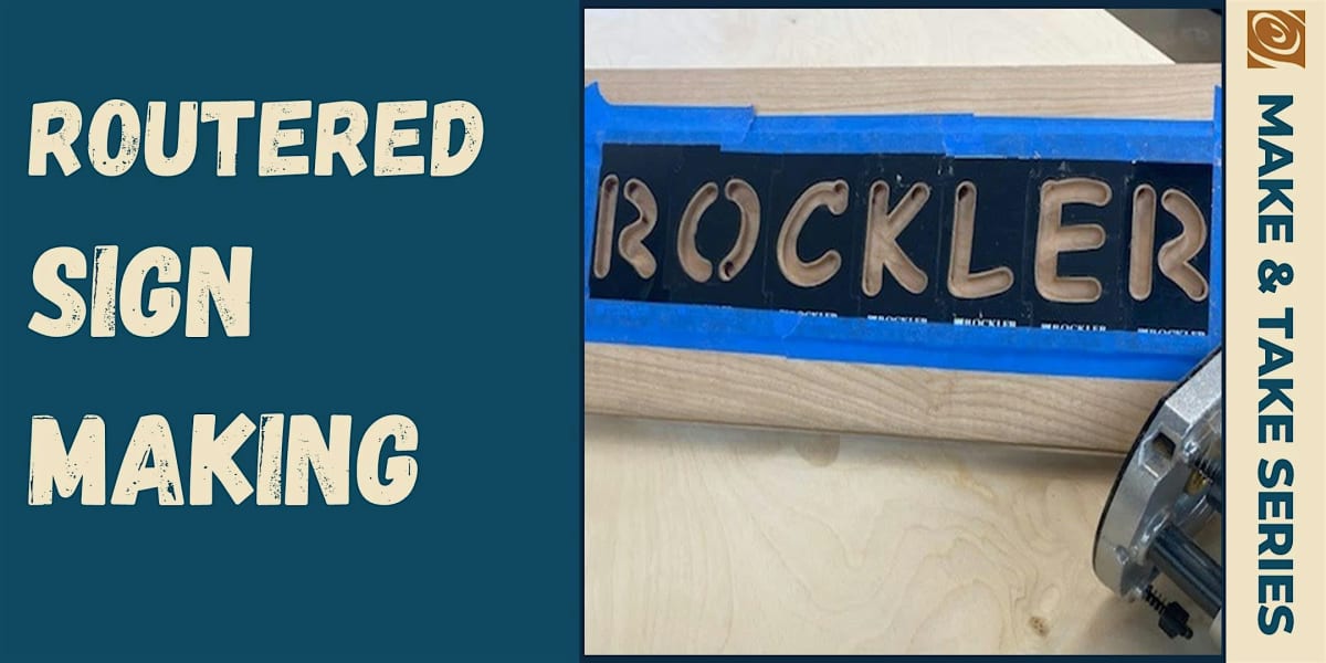 Routered Sign Make & Take