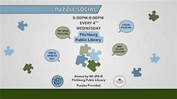 Puzzle Social - Fitchburg - Hosted by WI-JPA September