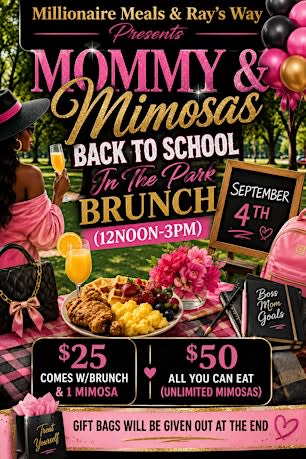 Mommy & Mimosas Back To School Brunch In The Park