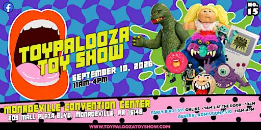 Toypalooza Toy Show - Pittsburgh's Biggest Toy Event (September 2026)
