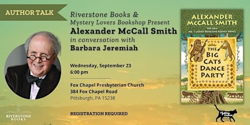 An Evening With the Incomparable Alexander McCall Smith