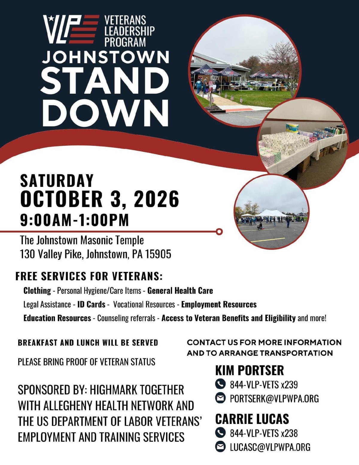 VLP Johnstown Stand Down