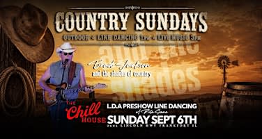 Country Sundays Line Dancing & Brad Jackson at The Chill House OUTDOOR
