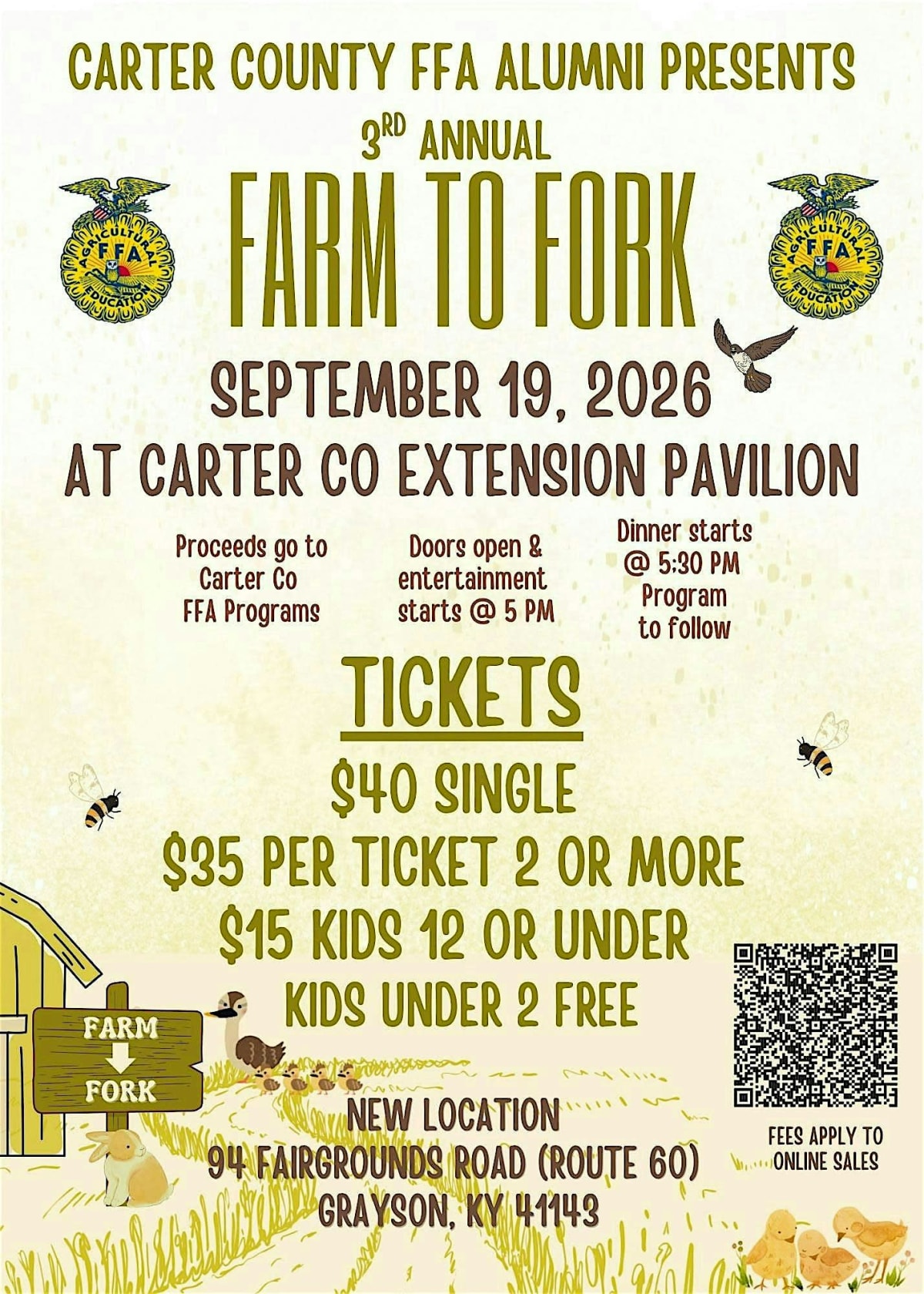 3rd Annual FFA Farm to Fork
