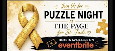 Puzzle Night at The Page for St Jude