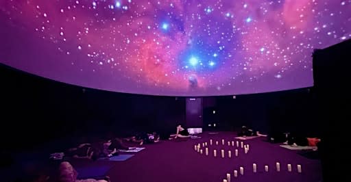 Yoga in the Planetarium