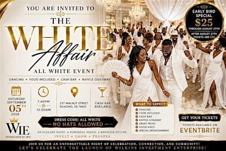 WIE All White - Affair  launch Party