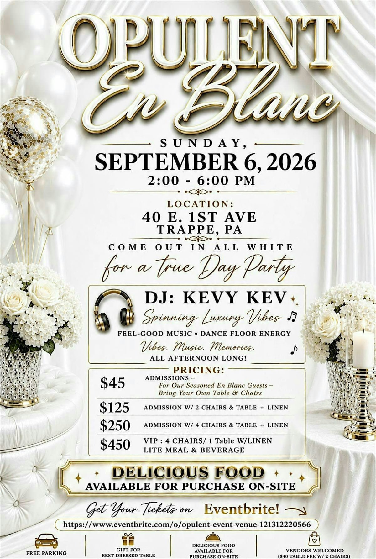 Opulent En Blanc