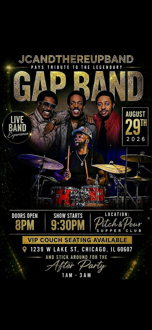 JC And The ReUp Band Pays Tribute to The Gap Band