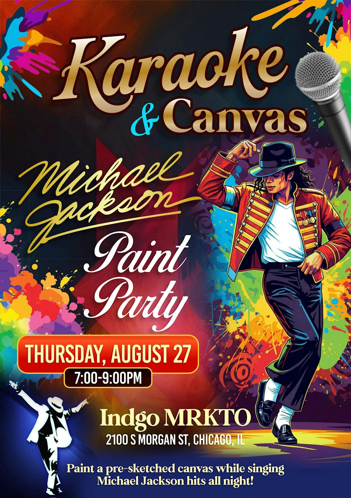 Michael Jackson Karaoke & Canvas