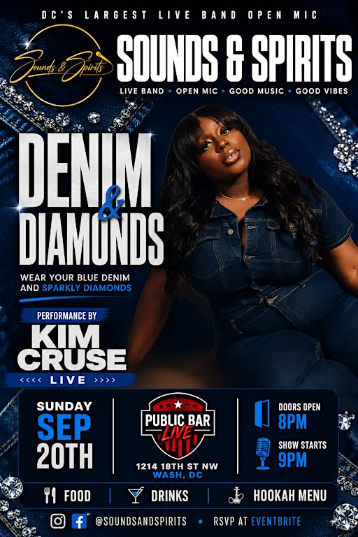 Sounds & Spirits September Featuring Kim Cruse - DC's Largest Open Mic