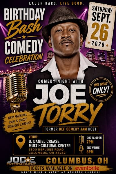 Joe Torry Birthday Bash Comedy Celebration