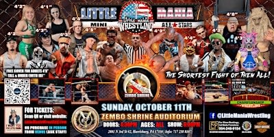 Harrisburg, PA - Little Mania Mini Wrestling @ Zembo Shrine Auditorium
