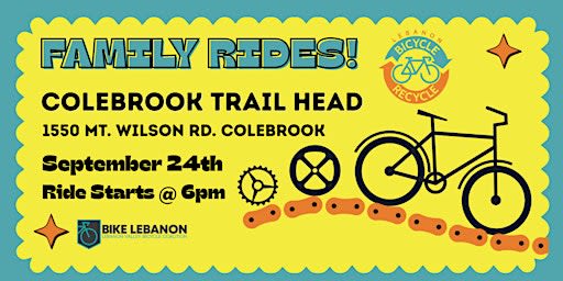 Family Rides : Colebrook Trail Head