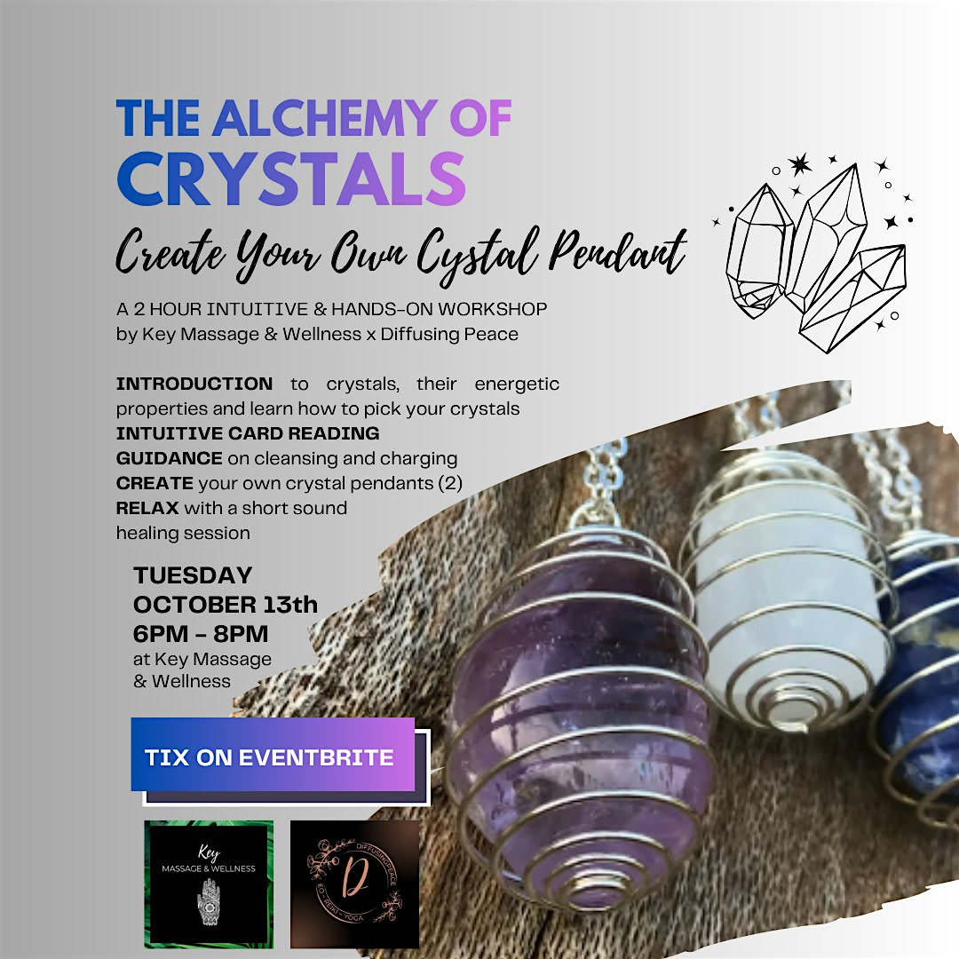 The Alchemy of Crystals: Create Your Own Crystal Pendants