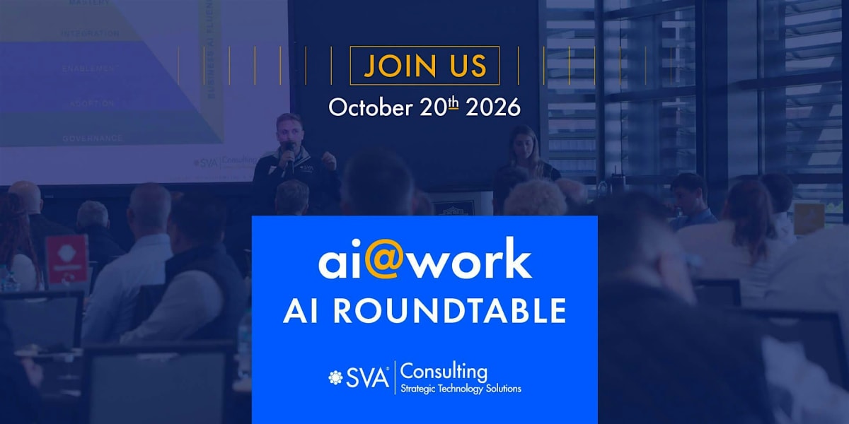 AI Roundtable with SVA Consulting