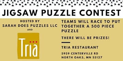 Team Jigsaw Puzzle Contest at Tria Restaurant - September 2026