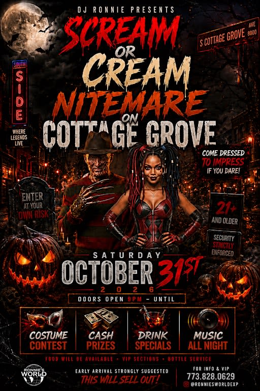Scream or Cream Nightmare on Cottage Grove Ave.