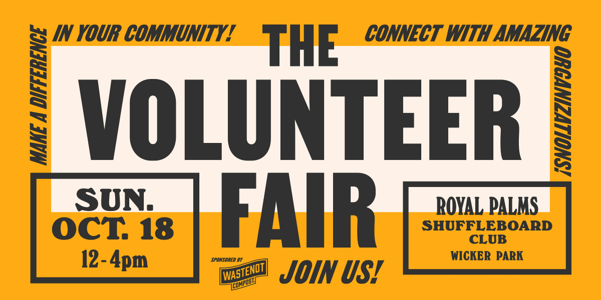 FIND YOUR THING at the Fall 2026 Volunteer Fair!