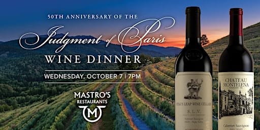 The Judgment of Paris Wine Dinner - Mastro's Columbus Steakhouse