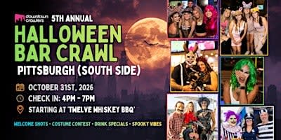 Halloween Bar Crawl 10/31 - PITTSBURGH (South Side)