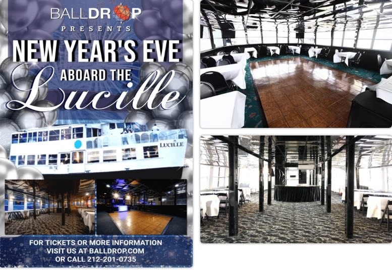 Lucille Yacht New Years Eve