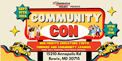THE CO-OP PROJECT PRESENTS  COMMUNITY CON