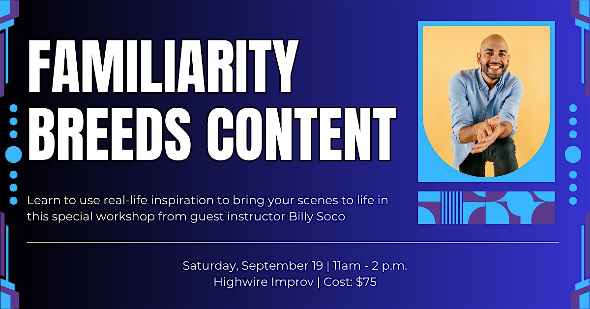 Guest Workshop: Familiarity Breeds Content