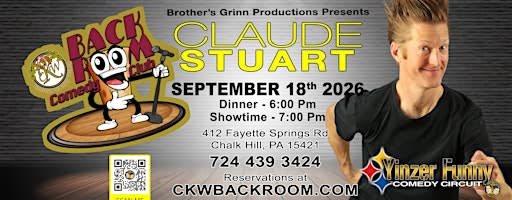 CLAUDE STUART - Back Room Comedy Club