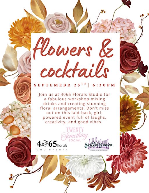 Flowers & Cocktails: 4065 x TSS x Britter Booze