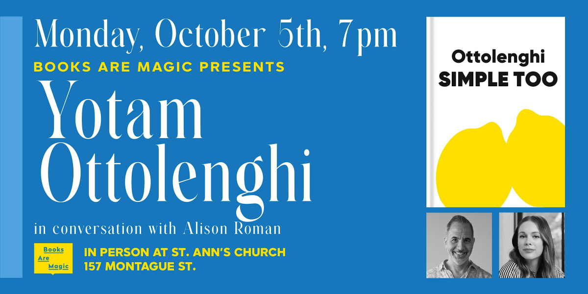 Offsite: Yotam Ottolenghi: Simple Too w/ Alison Roman
