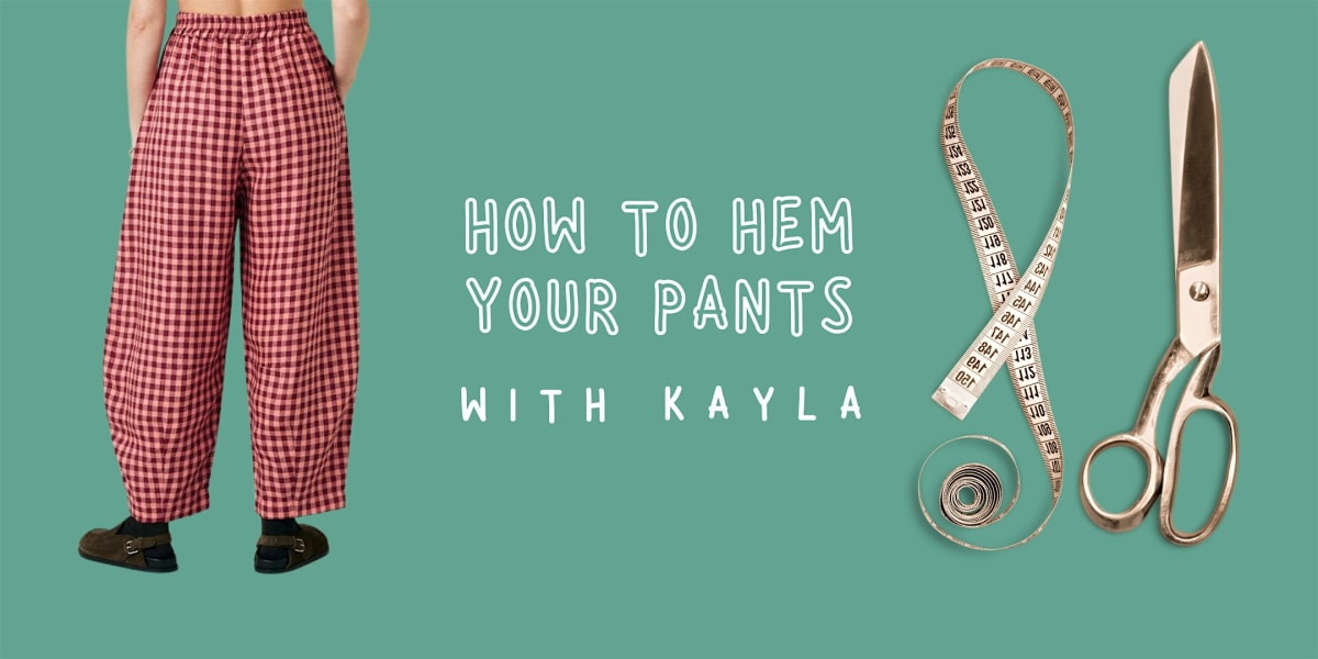 How To Hem Your Pants / Crop Your Shirt