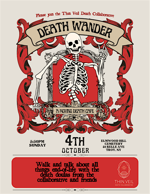 Death Wander at Elmwood Hill Cemetery in Troy, NY: A Moving Death Cafe