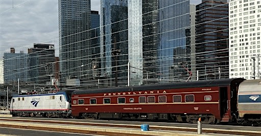 Ride Historic Pullman Train Car between Albany and New York City