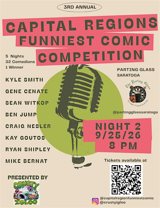Capital Region's Funniest Comic Night 2