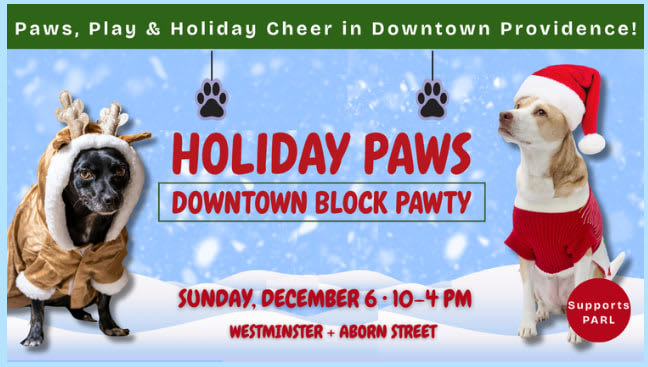 Holiday Paws Downtown Block Pawty