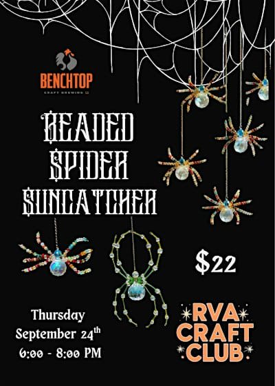 Beaded Spider Suncatchers