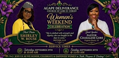 Women's Weekend Celebration - Agape Deliverance
