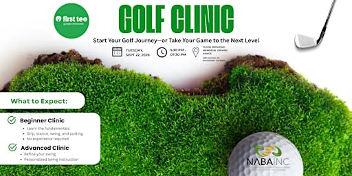Golf Clinic with NABA Inc. Richmond and First Tee!