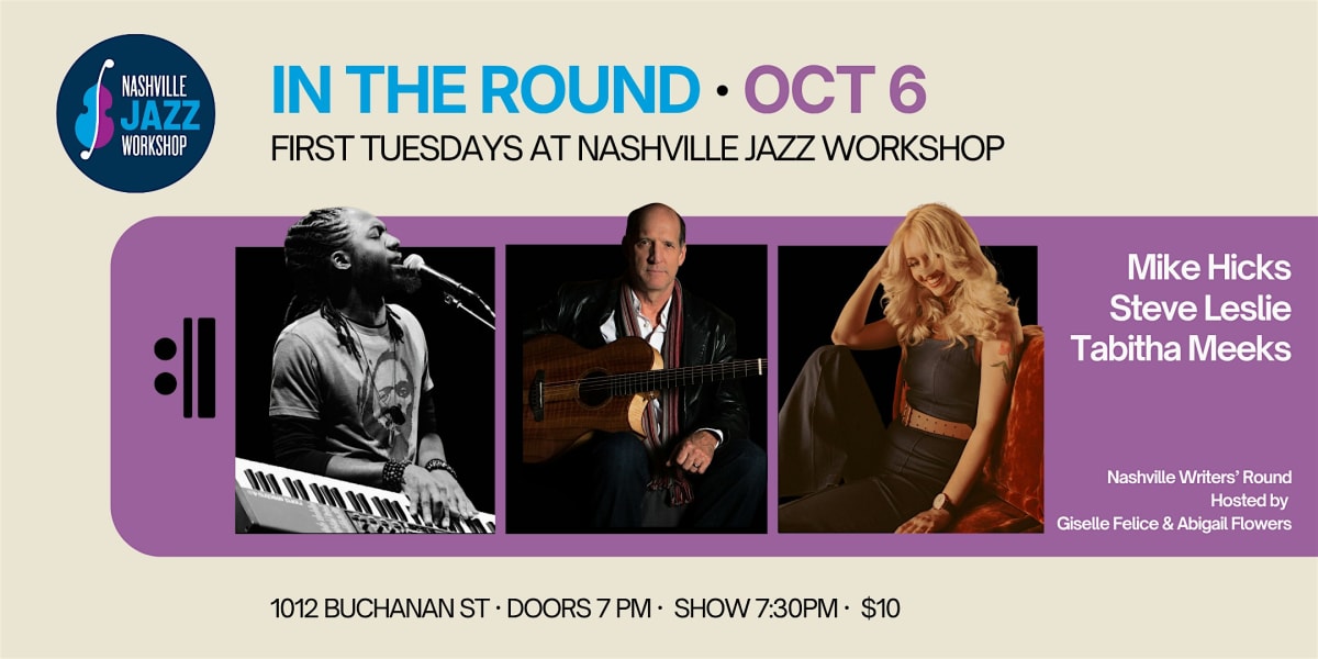 In The Round: Mike Hicks, Steve Leslie, and Tabitha Meeks